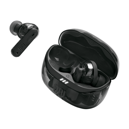 JBL Tune Beam 2 Ghost Edition - Ghost Black - True Wireless Noise Cancelling Earbuds - Detailshot 2